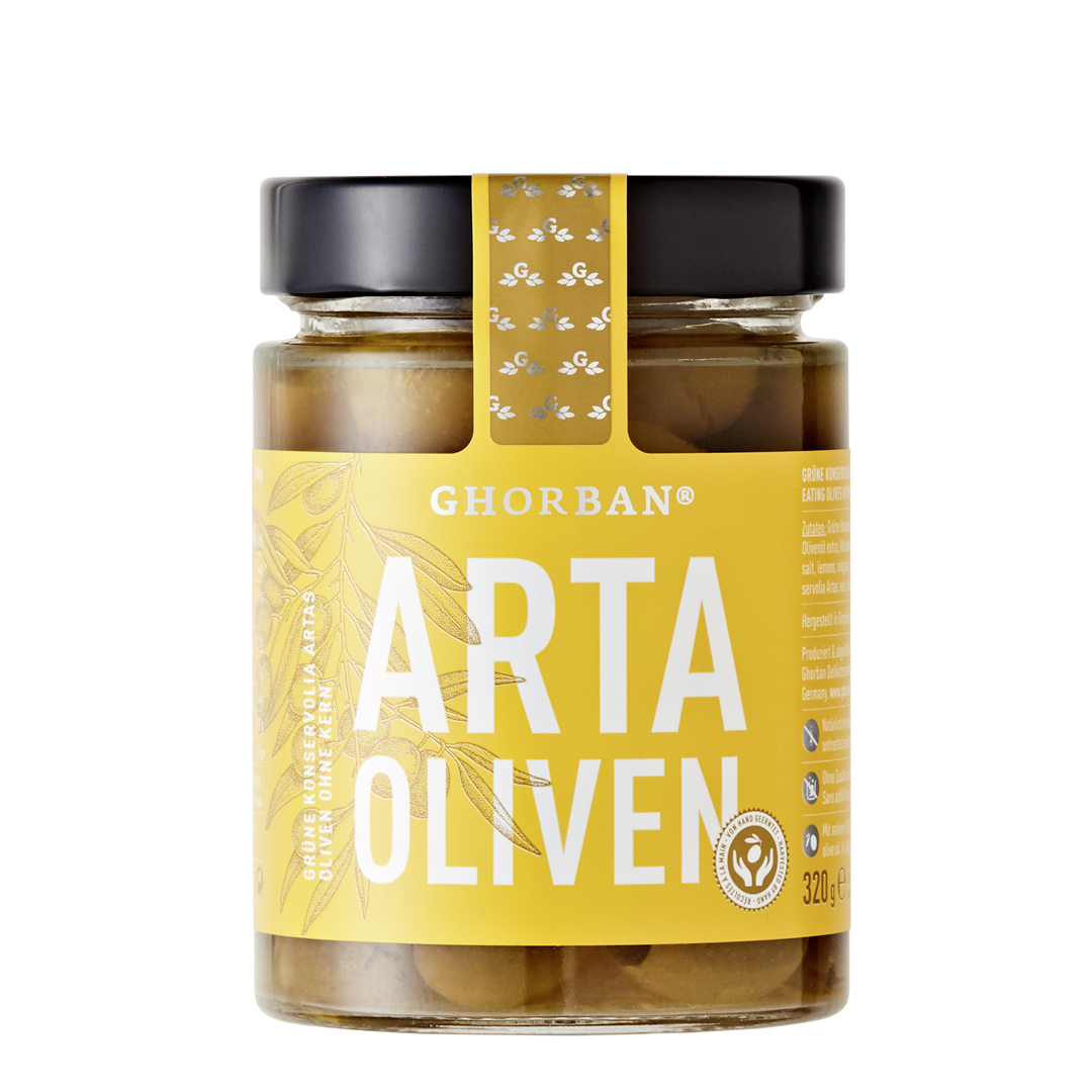 »Arta Grüne Konserviola-Oliven« ohne Kern